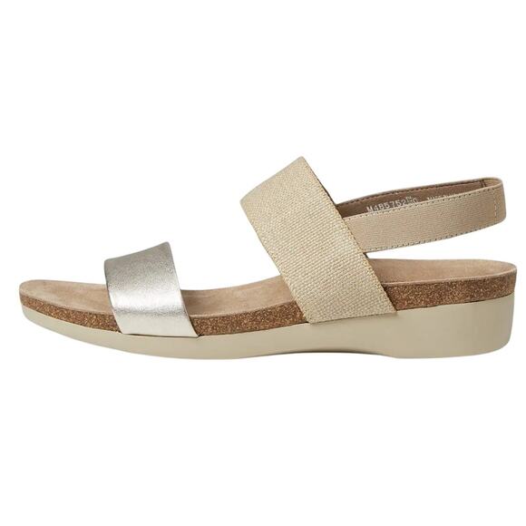 Munro Womens Pisces Casual Sandal US 10 N EU 40.5 Gold Leather Slingback NIB - Picture 2 of 12